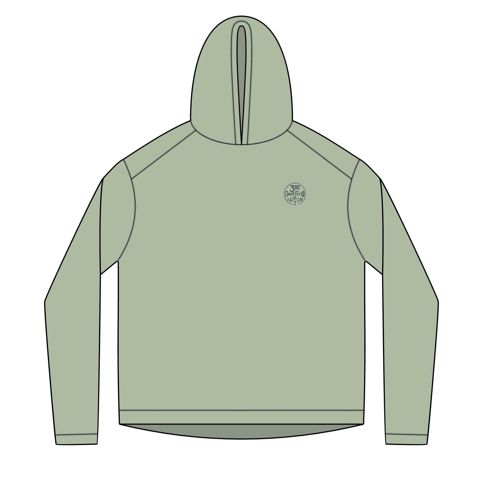 Heritage Trout Solar Hoodie