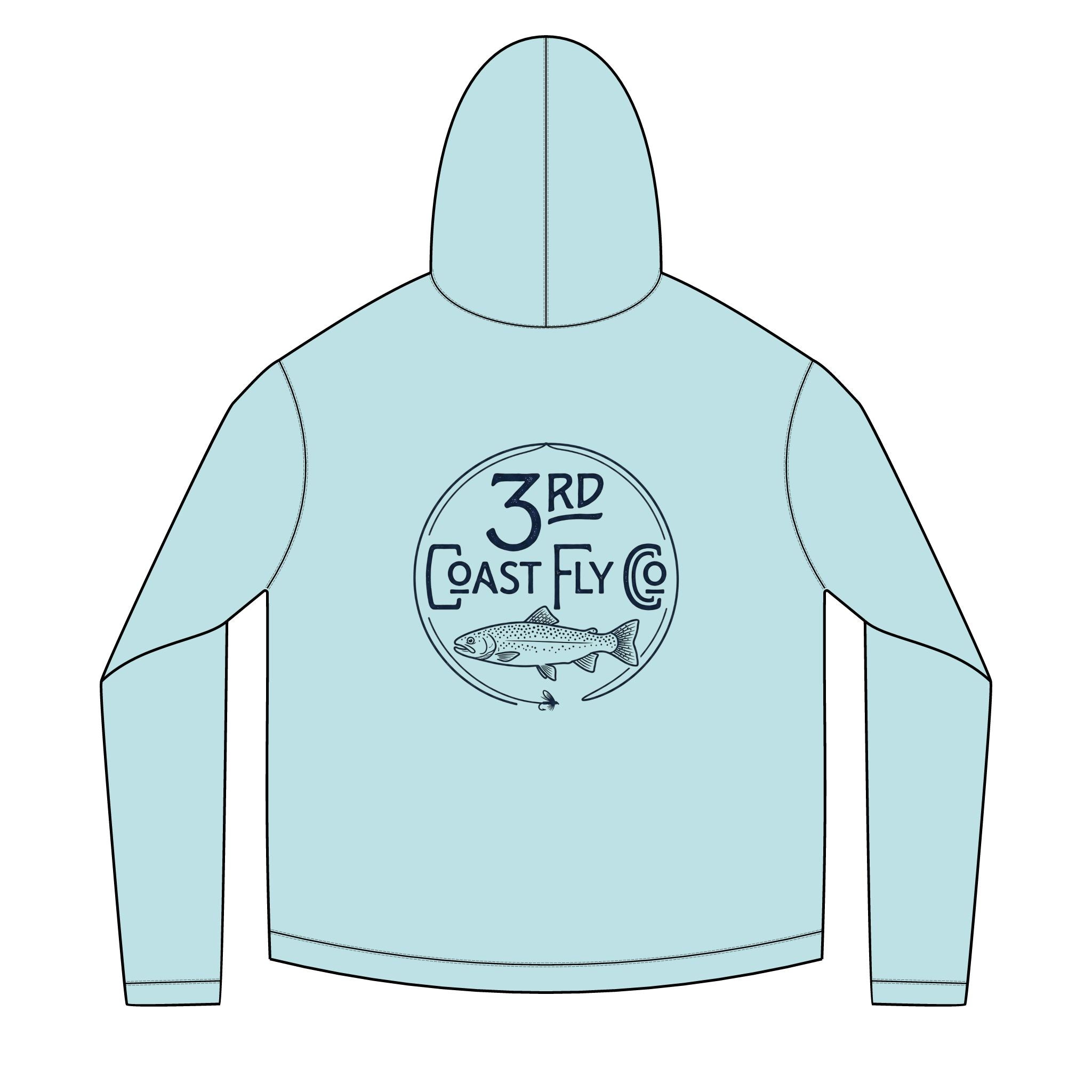 Heritage Trout Solar Hoodie