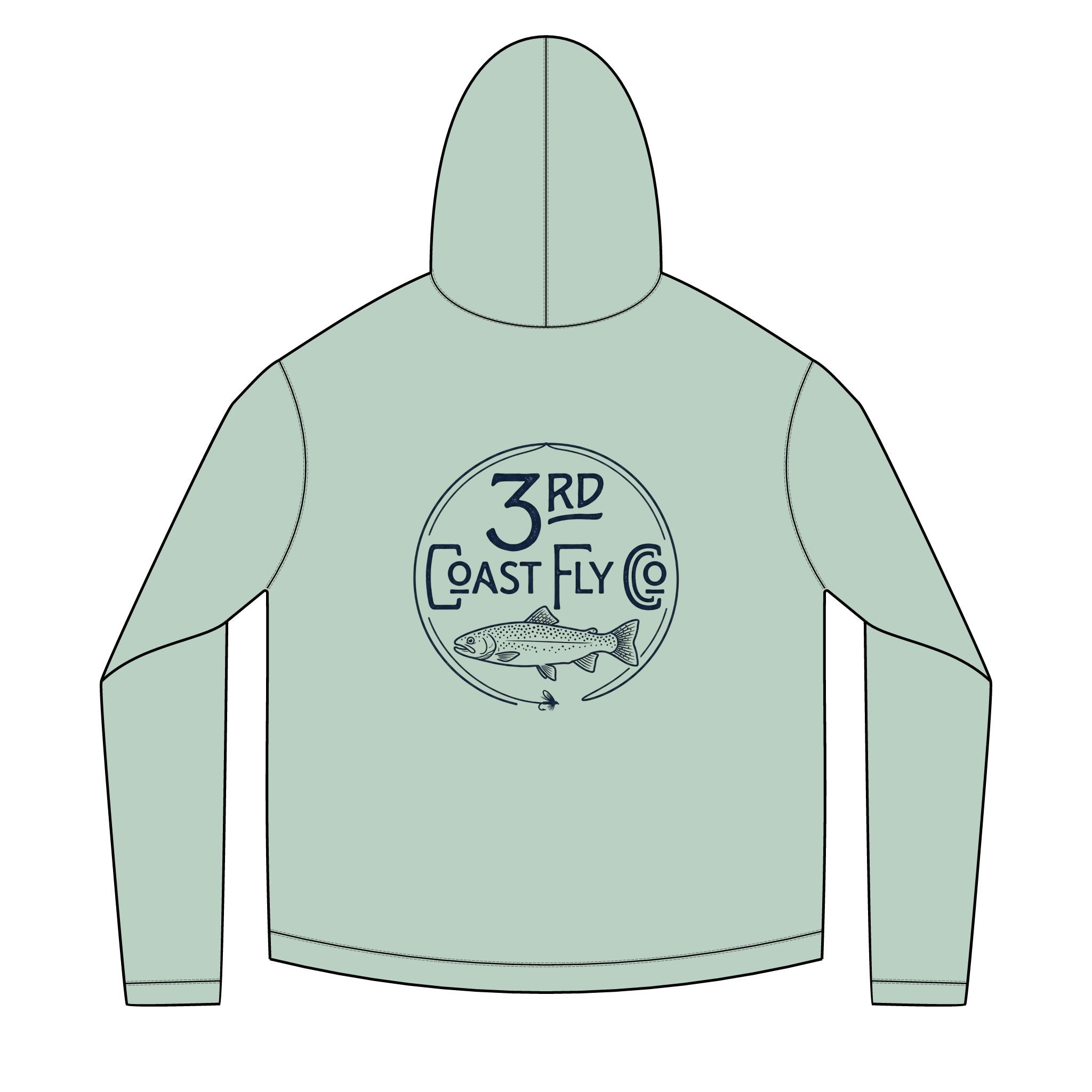 Heritage Trout Solar Hoodie