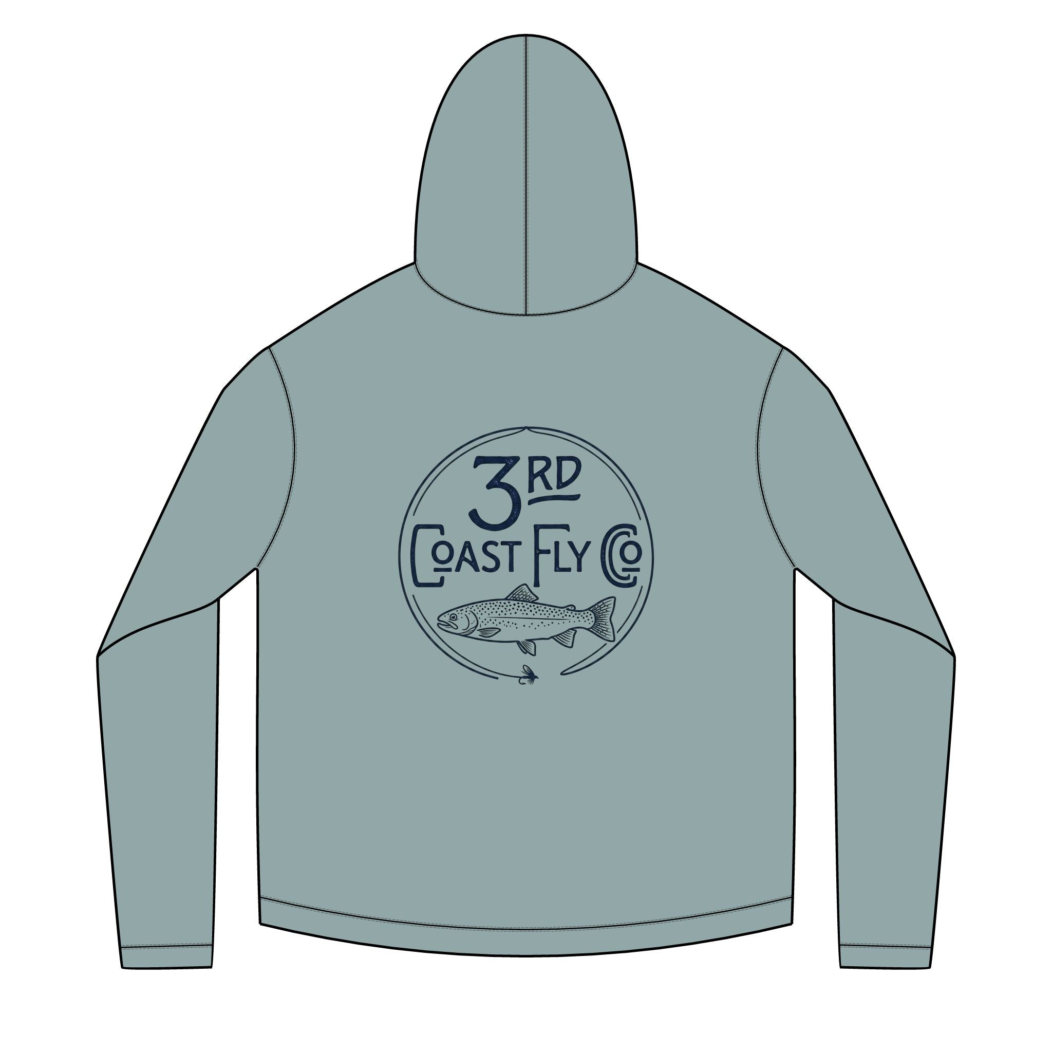 Heritage Trout Solar Hoodie
