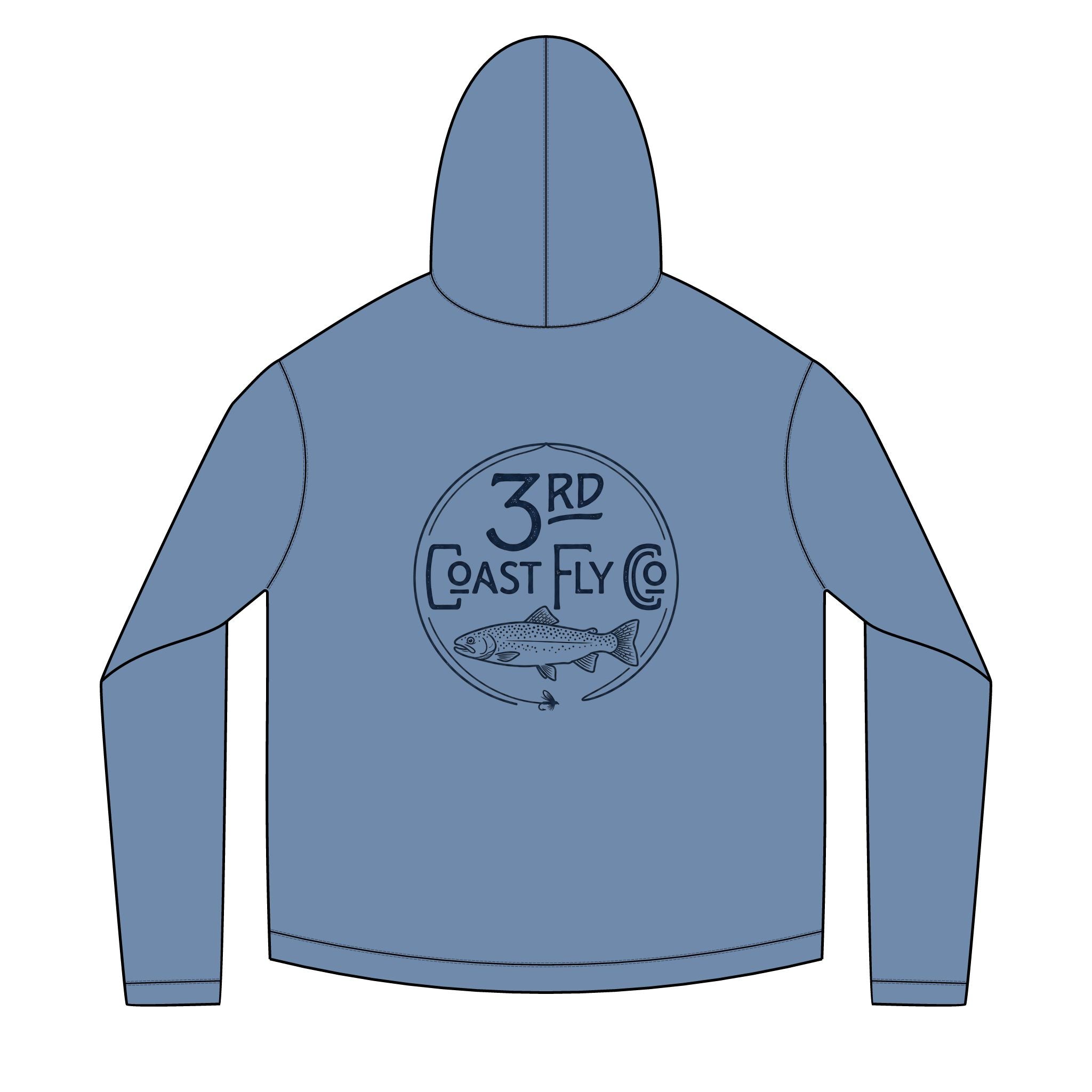 Heritage Trout Solar Hoodie
